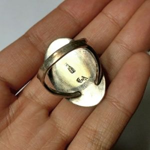 Jewelry - Vintage ring sterling silver Botswana agate stripe Jewelry - Vintage ring sterling silver Botswana agate stripe